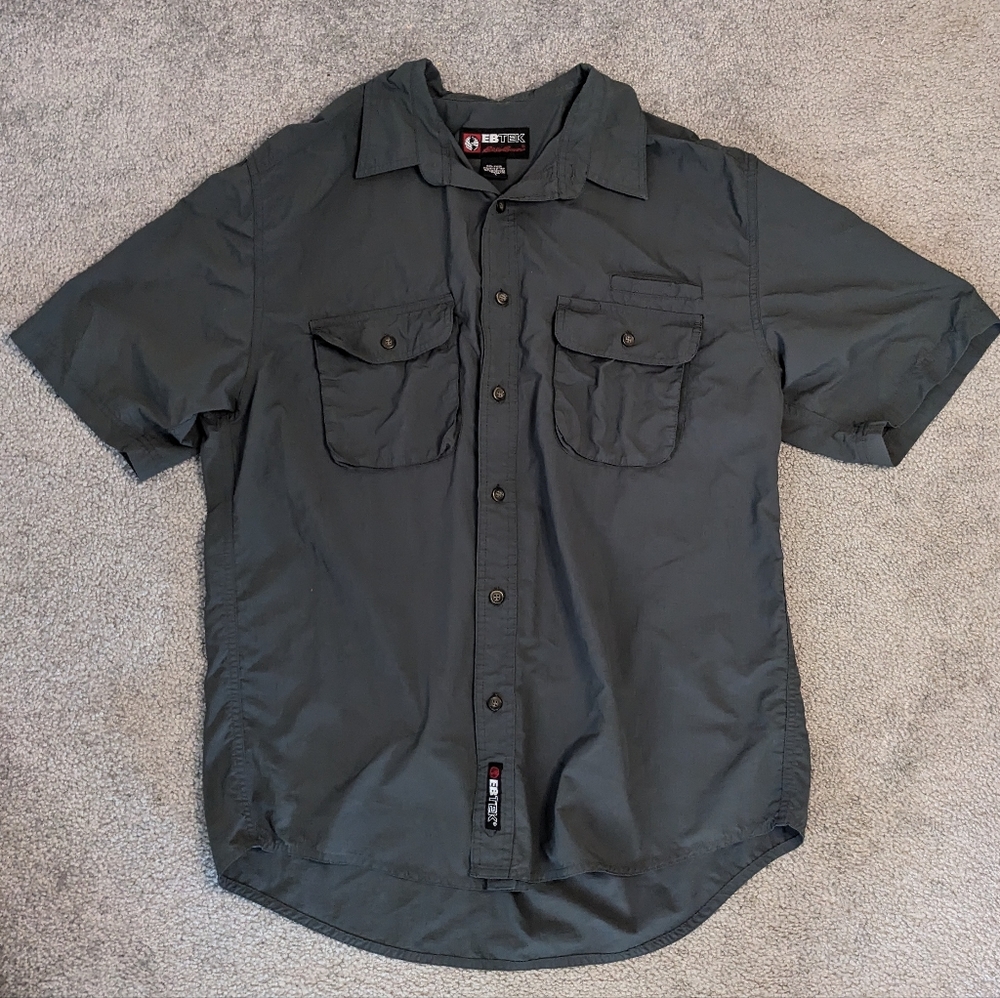EBtek short sleeve shirt jacket